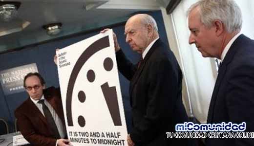 Reloj del Fin del Mundo está a dos minutos y medio de la catástrofe