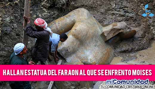 La Ciencia confirma la Biblia: Hallan estatua del Faraón que sufrió las Siete Plagas del Éxodo