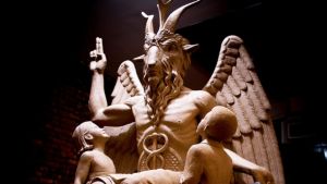Estatua de Baphomet en Detroit