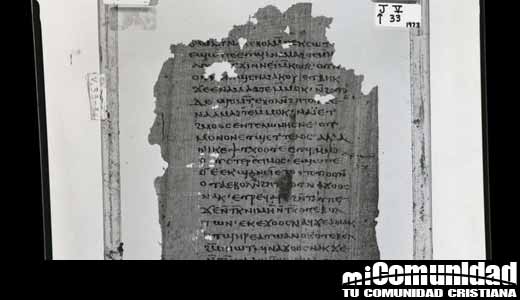 Hallan la primera copia en griego de los “secretos” de Jesucristo a Santiago