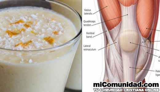 Increíble batido que elimina el dolor de las rodillas y articulaciones