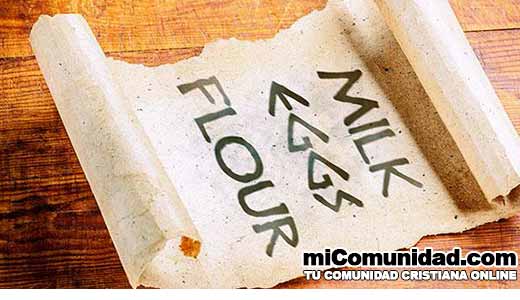 Lista de compras evidencia cuando fue escrita la Biblia