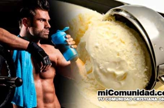 Receta de helado de proteínas para ganar masa muscular