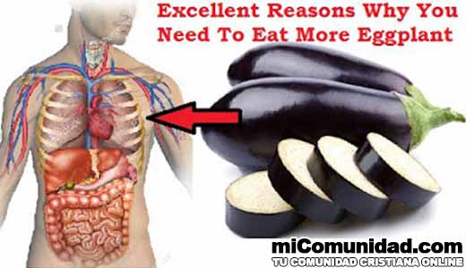 8 EXCELENTES RAZONES POR LAS QUE NECESITA COMER MÁS DE LA BERENJENA