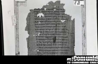 Hallan la primera copia en griego de los “secretos” de Jesucristo a Santiago