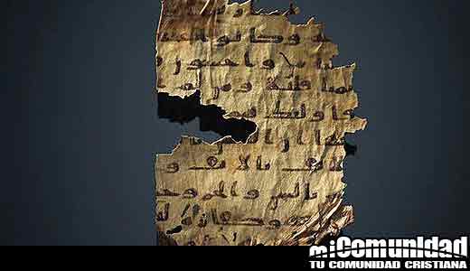 'Extraordinario' Manuscrito muestra texto bíblico fue borrado para dar cabida al texto del Corán