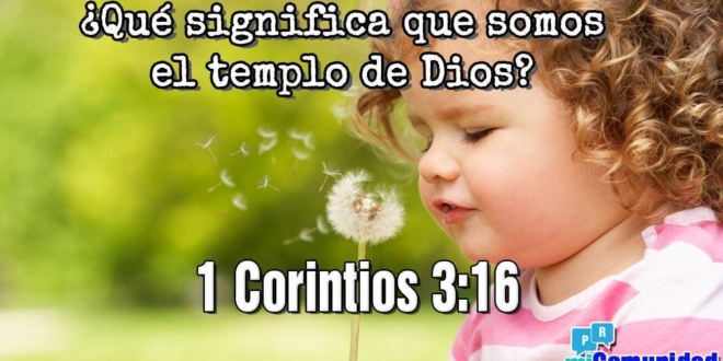 1 Corintios 3:16: ¿Qué significa que somos el templo de Dios?