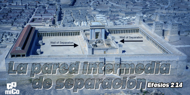 Efesios 2:14 ¿Qué es “la pared intermedia de separación”?