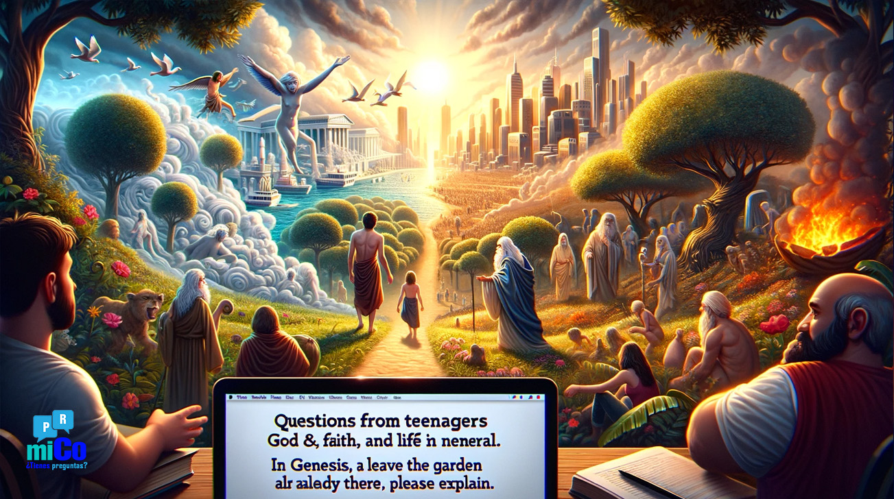 Adolescentes: En Génesis, después de salir del jardín, aparecen ciudades y otras personas. Por favor, explique