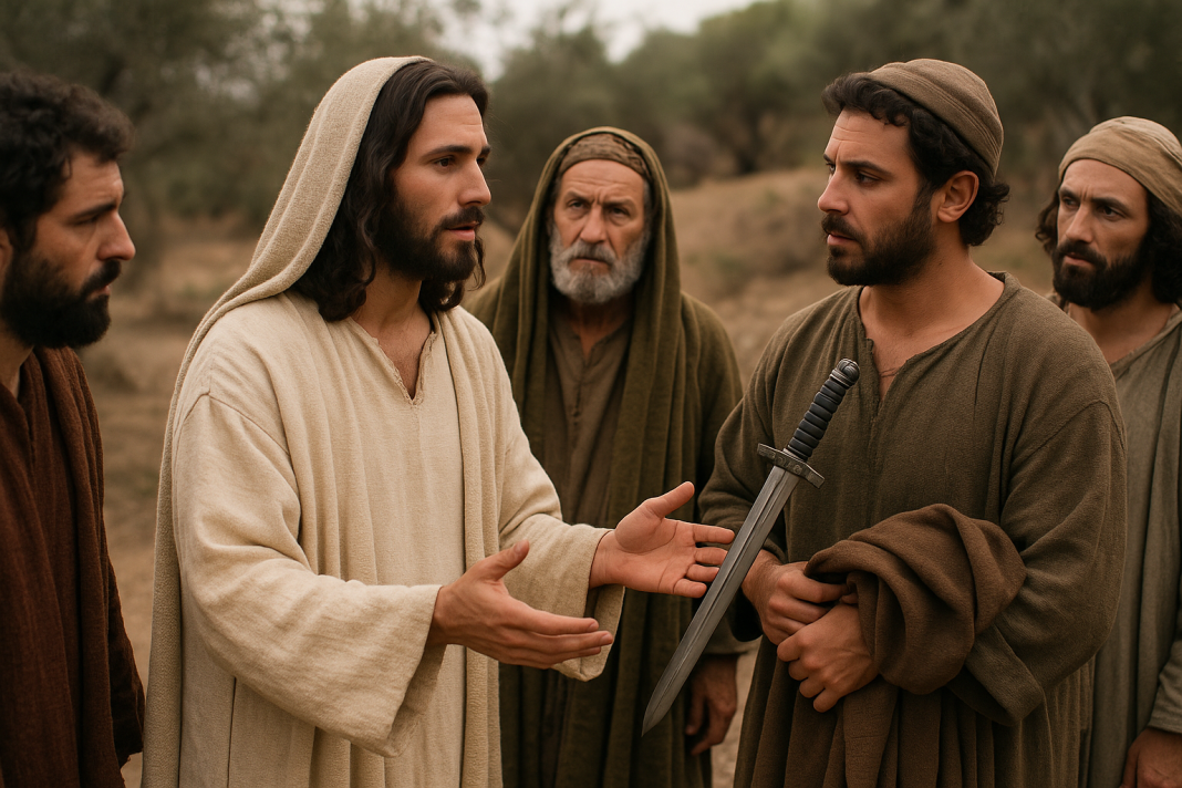 Lucas 22:36 ¿Por qué Jesús dijo a sus discípulos que vendieran su manto y compraran una espada?